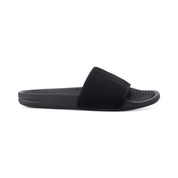 Alfani Men's Mesh Slide Sandal  Color Black Size 11.5