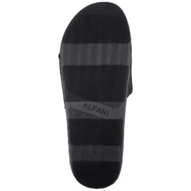 Alfani Men's Mesh Slide Sandal  Color Black Size 11.5