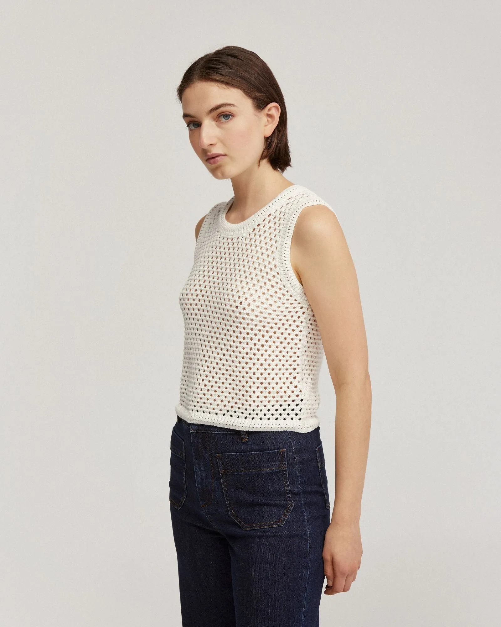 Amalfi Open Knit Tank