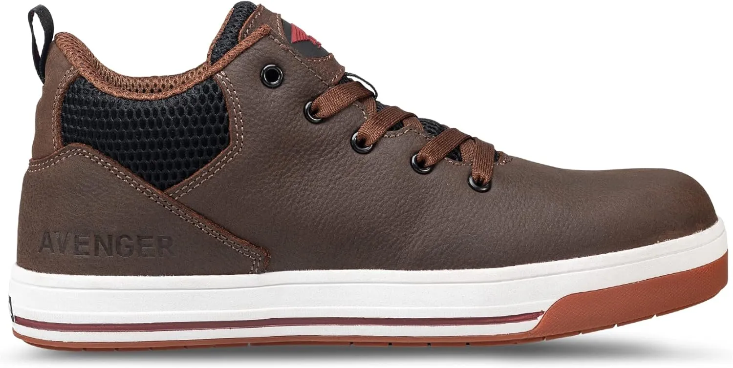 Avenger Work Boots Men's Aluminum Toe A712 Industrial Shoe