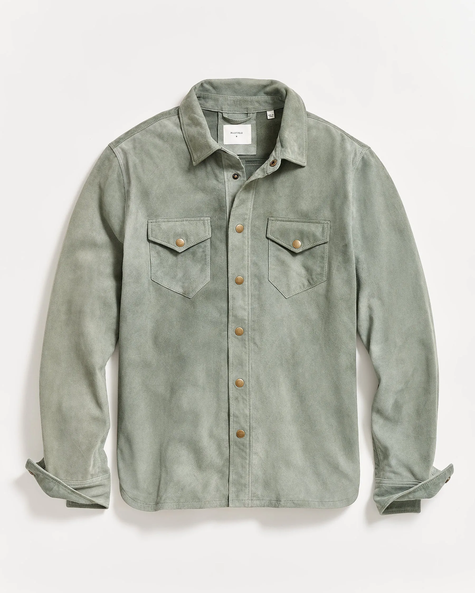 Billy Reid Savoy Suede Workshirt