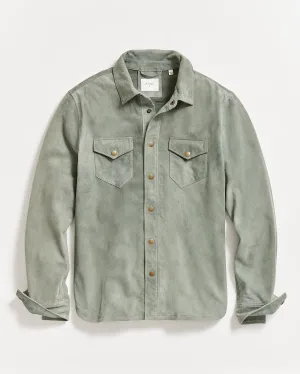 Billy Reid Savoy Suede Workshirt