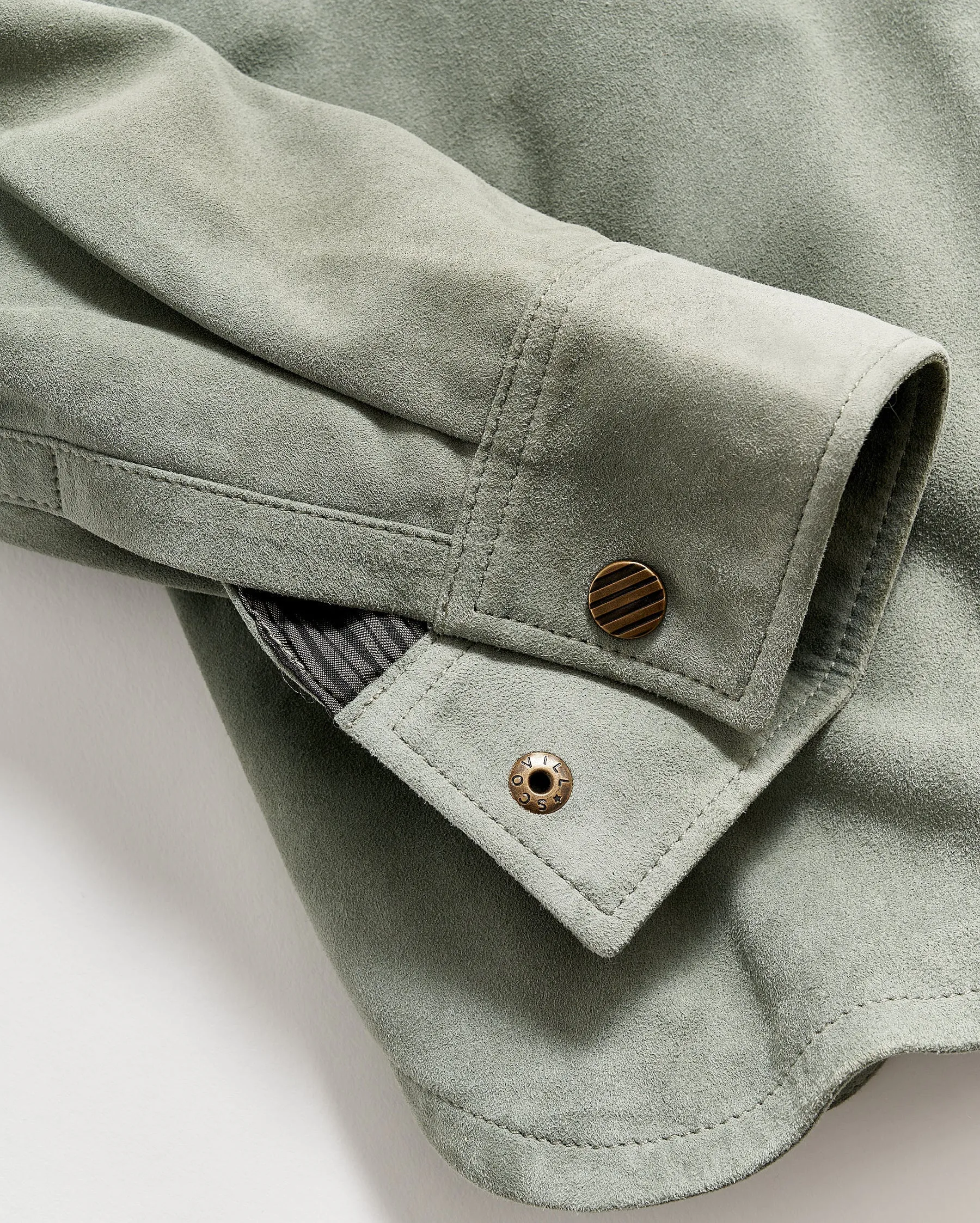 Billy Reid Savoy Suede Workshirt