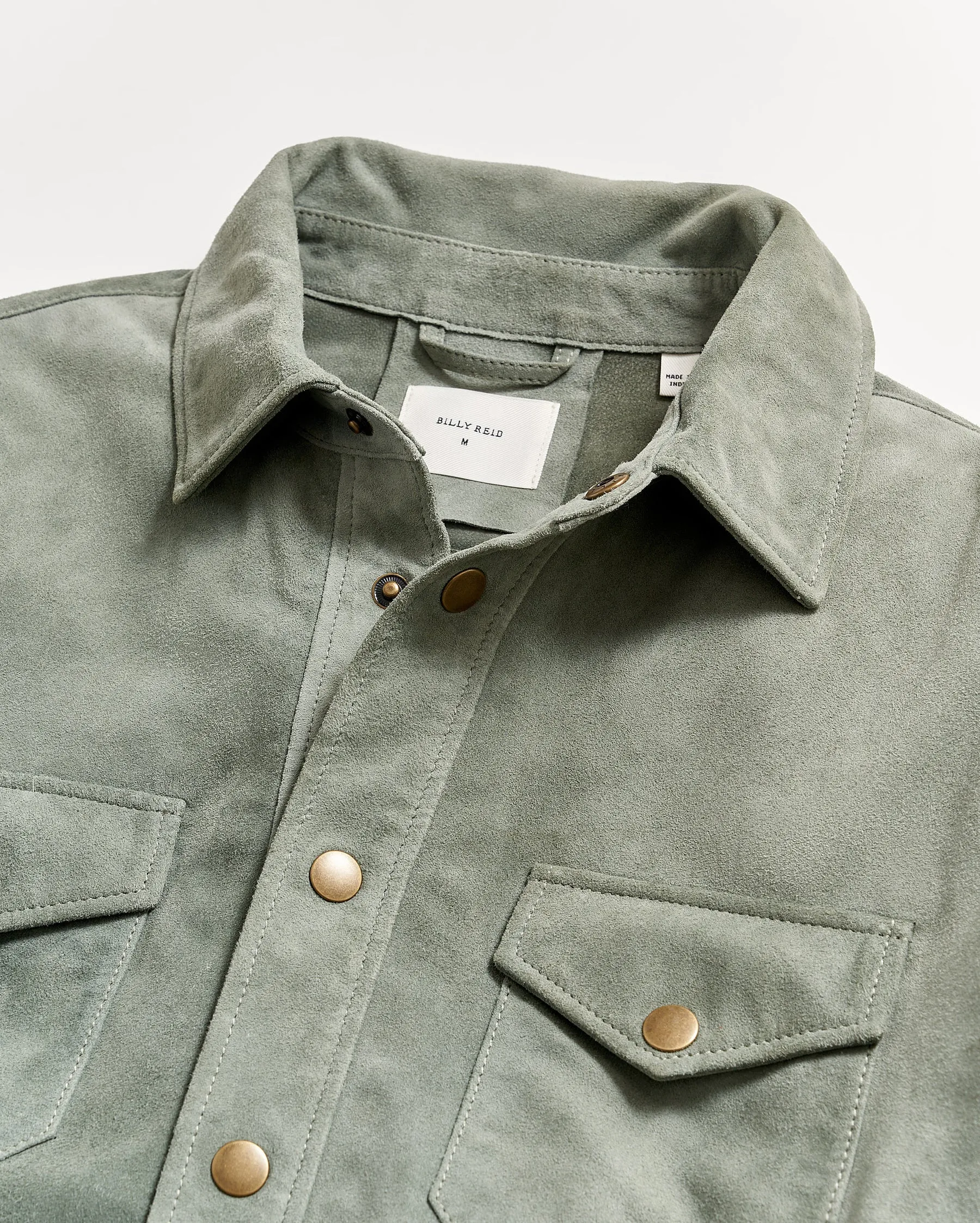 Billy Reid Savoy Suede Workshirt