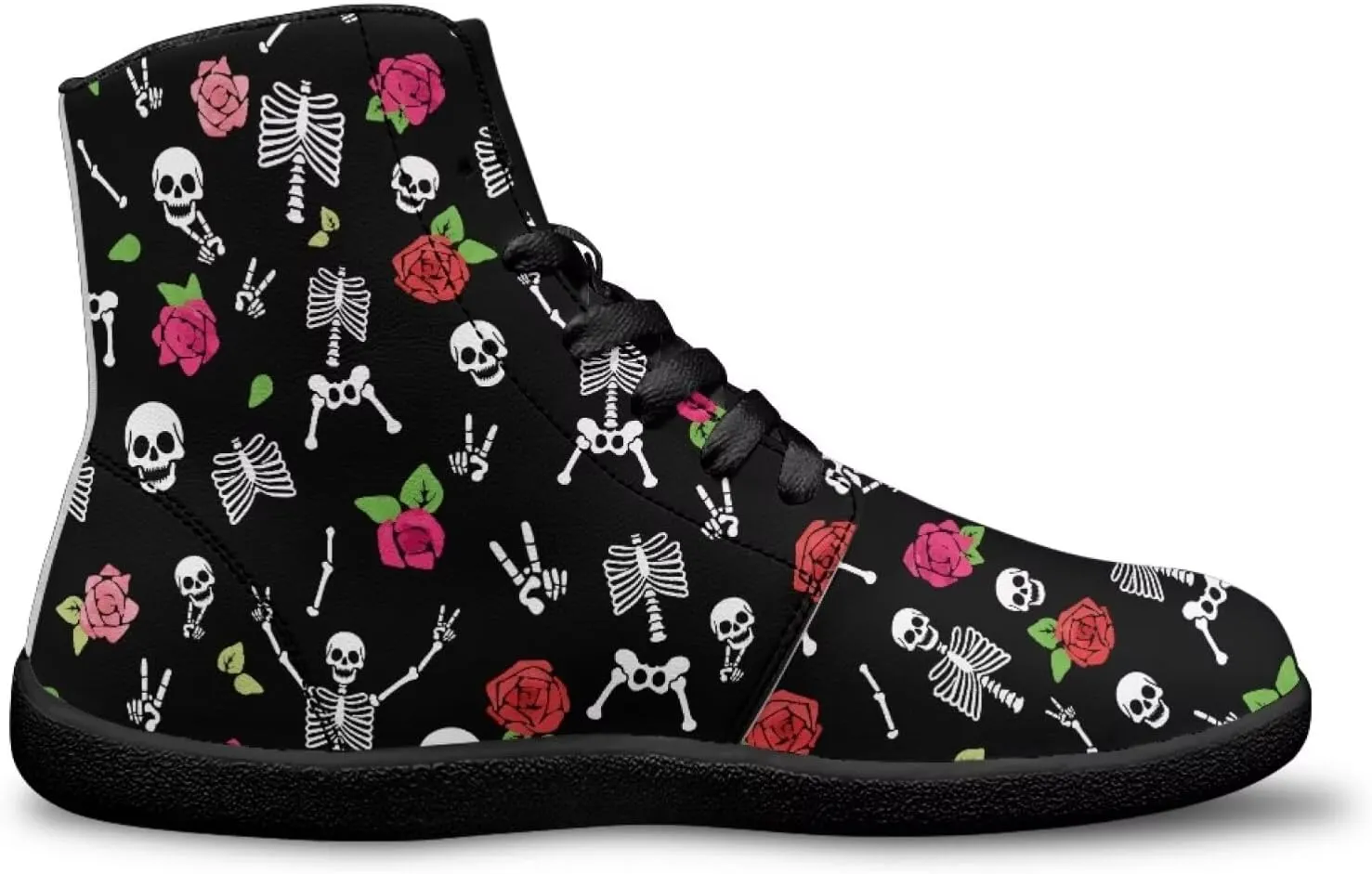 Binienty High Top Shoes Men Women Lace Up Barefoot Sneakers Fashion Wide Toe Box Water Shoes Sports Outdoor