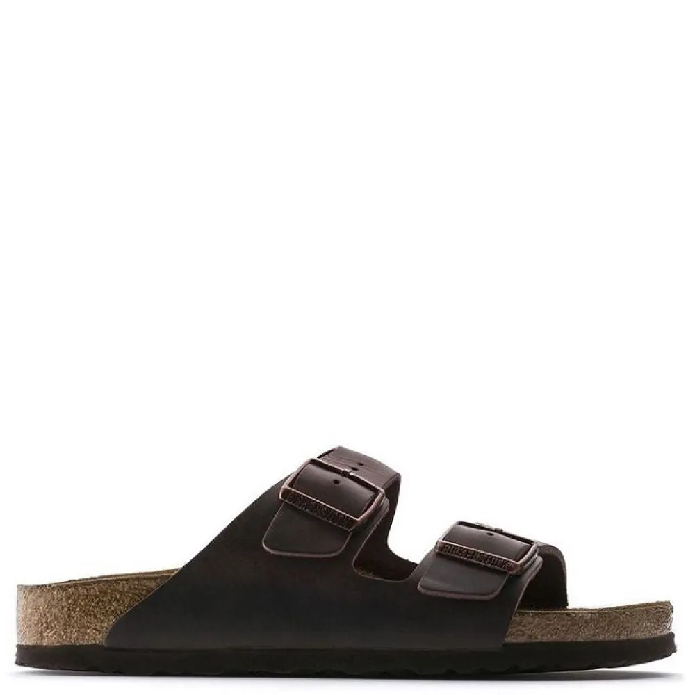 Birkenstock Arizona Softbed Oiled Leather in Habana