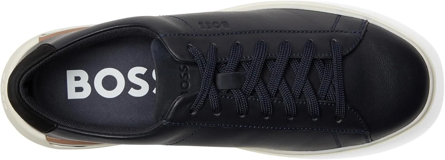 BOSS Men's Clint Smooth Leather Low Top Sneakers