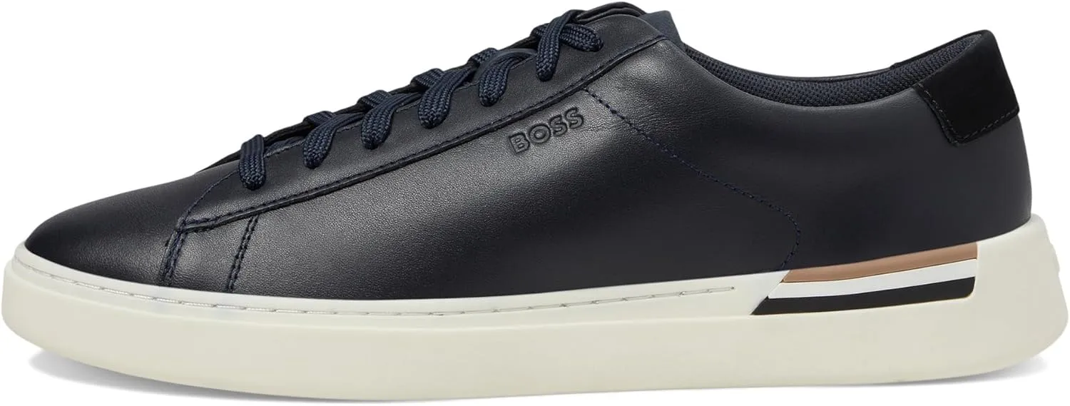 BOSS Men's Clint Smooth Leather Low Top Sneakers