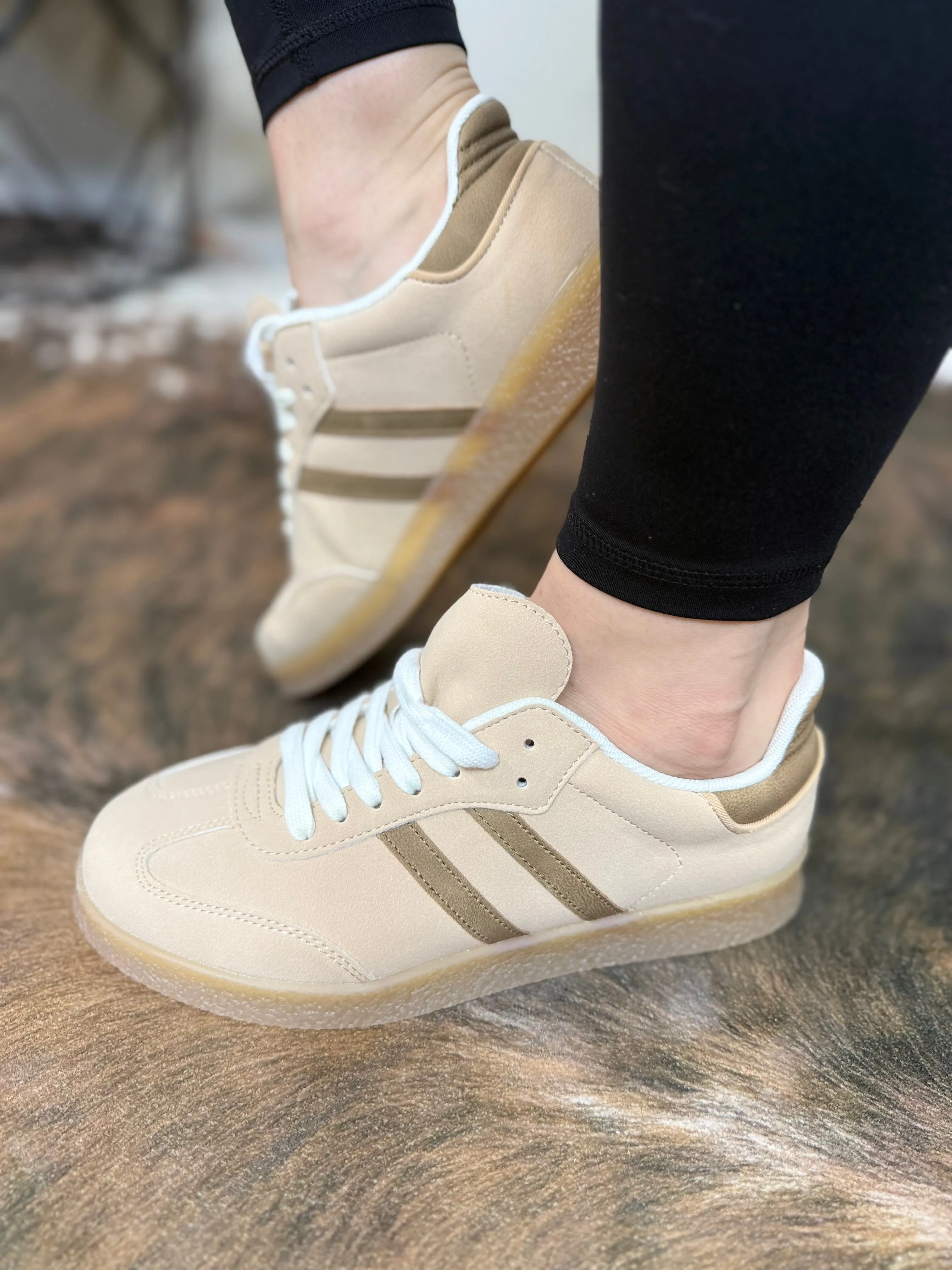 Christi Double Stripe Sneakers