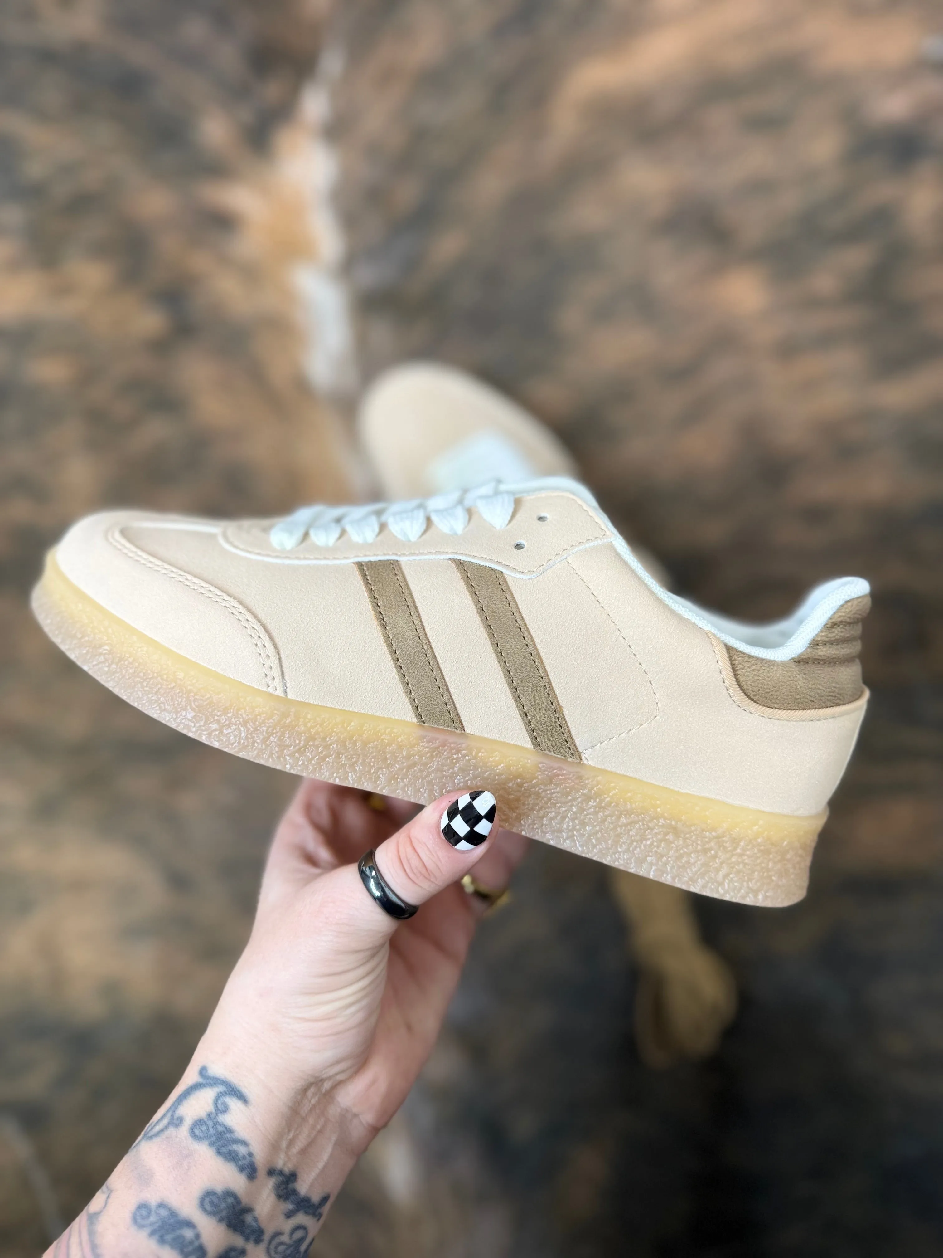 Christi Double Stripe Sneakers