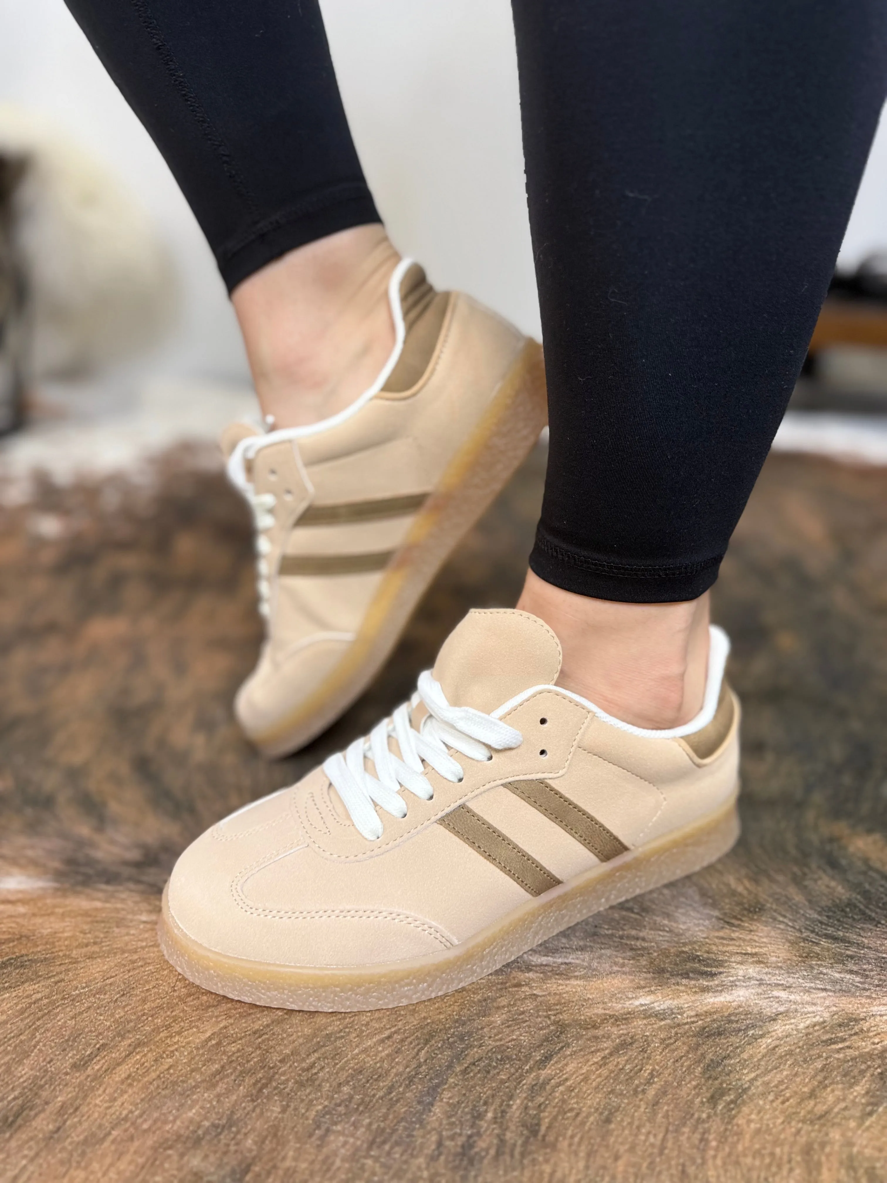 Christi Double Stripe Sneakers