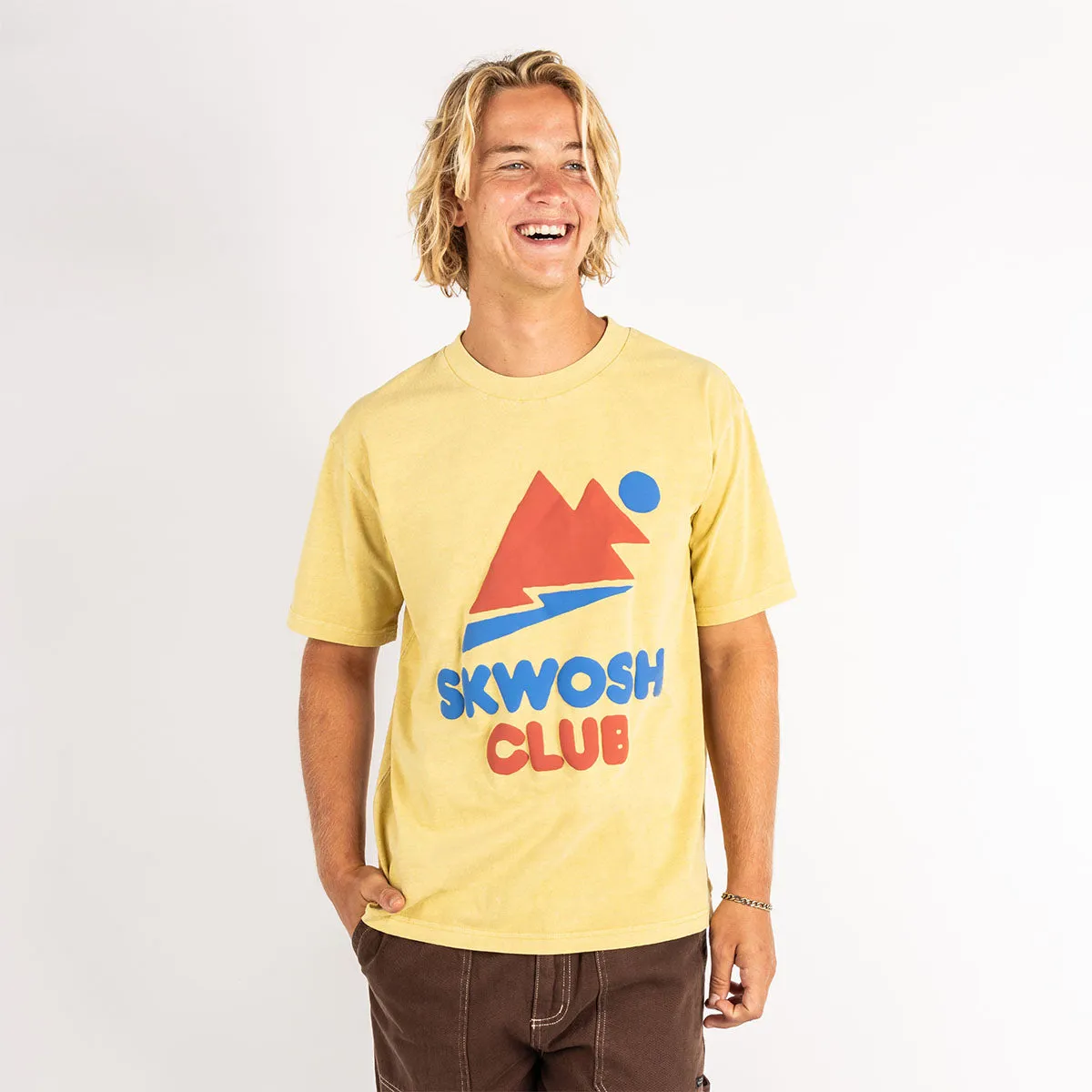 Chunky Mountain Regular Tee In Butter