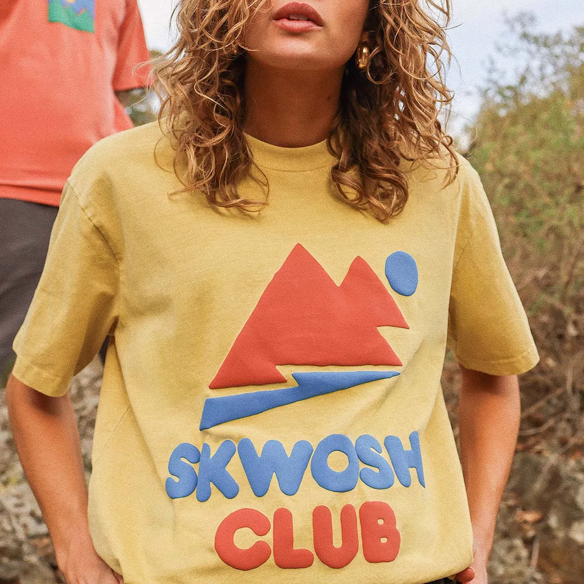 Chunky Mountain Regular Tee In Butter