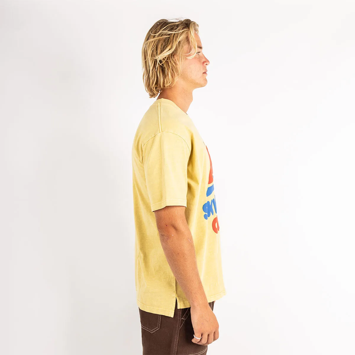 Chunky Mountain Regular Tee In Butter