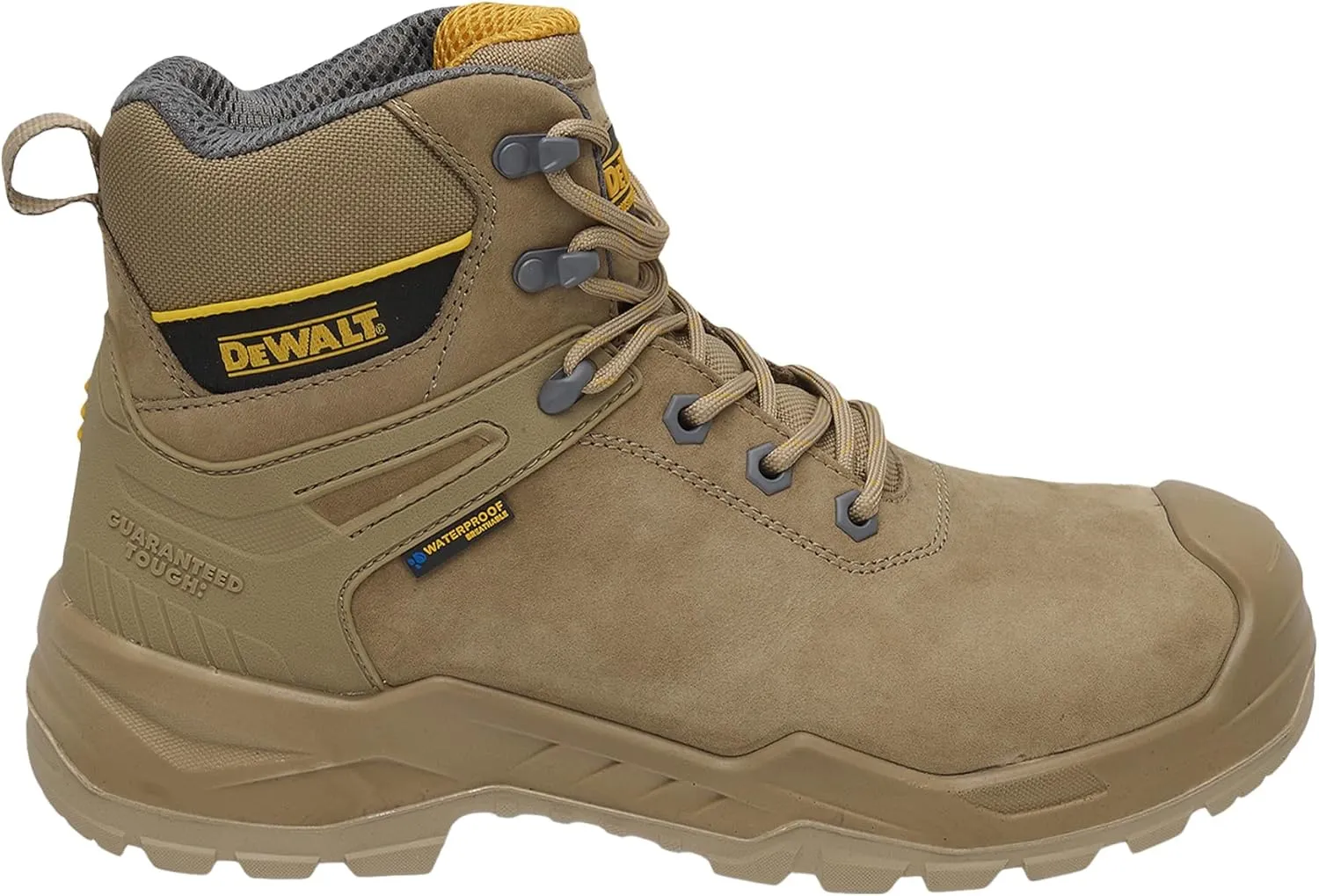 DEWALT Hayes Men's Waterproof, Leather, Steel Toe, Safety Work Boot