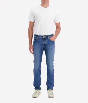 *FINAL SALE* Bard Slim Fit in Blue & Brown