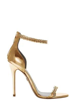 GEORGIA GOLD CALF SANDALS