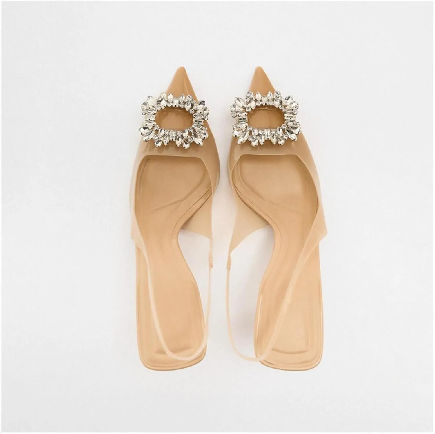 High Heels Luxury Women's High Heeled Rhinestone Sandals for Weddings and Special Occasions