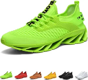 Jfxgjuv Luniva Shoes, Height Boosting Shoes for Men, Mens Walking Shoes Breathable Knit Slip On Sneakers Lightweight Athletic Gym Shoes