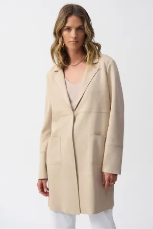 LONG FAUX SUEDE JACKET