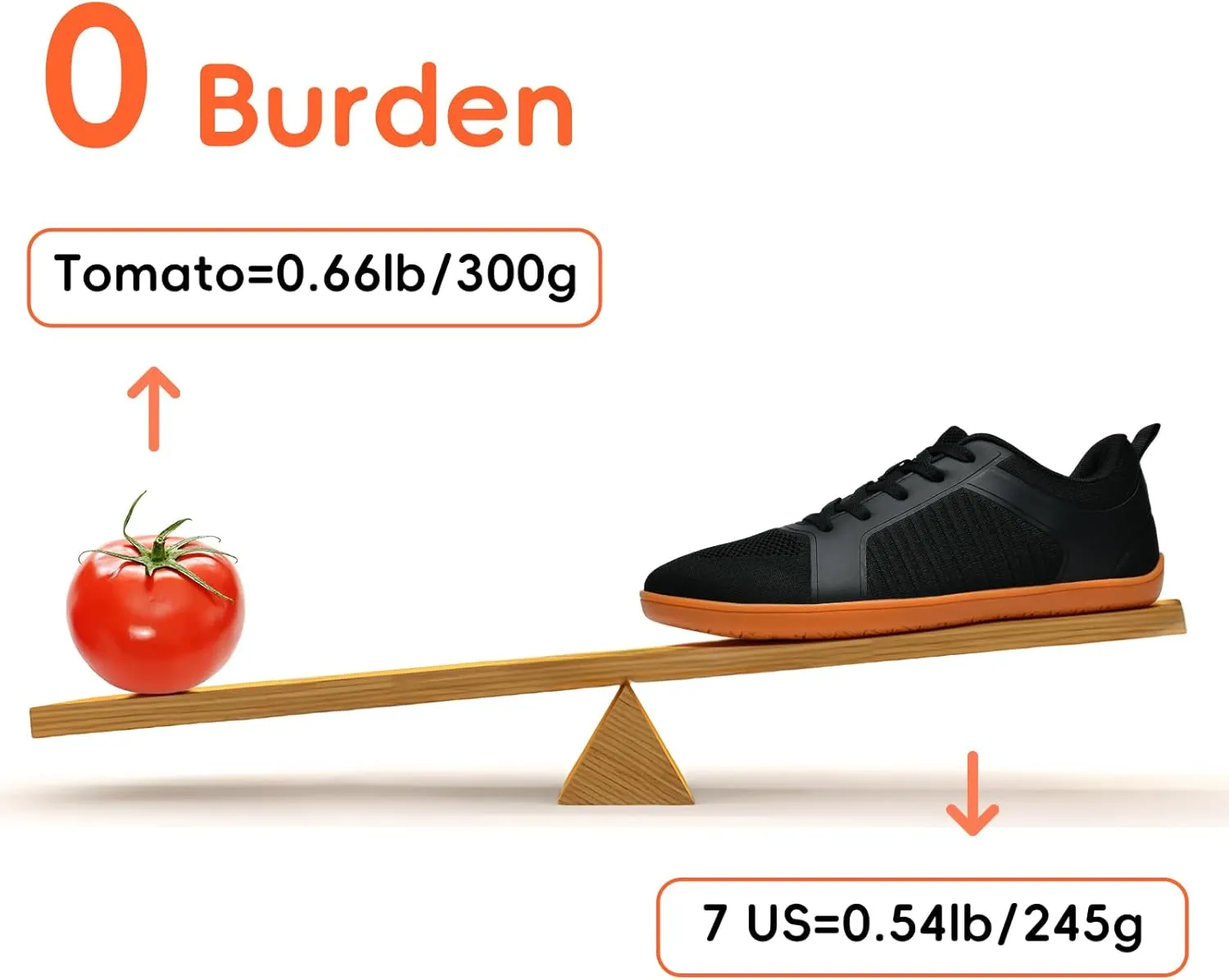 Men's Barefoot Shoes Wide Toe Box Cross Training Running Zero Drop Minimalist Sneakers