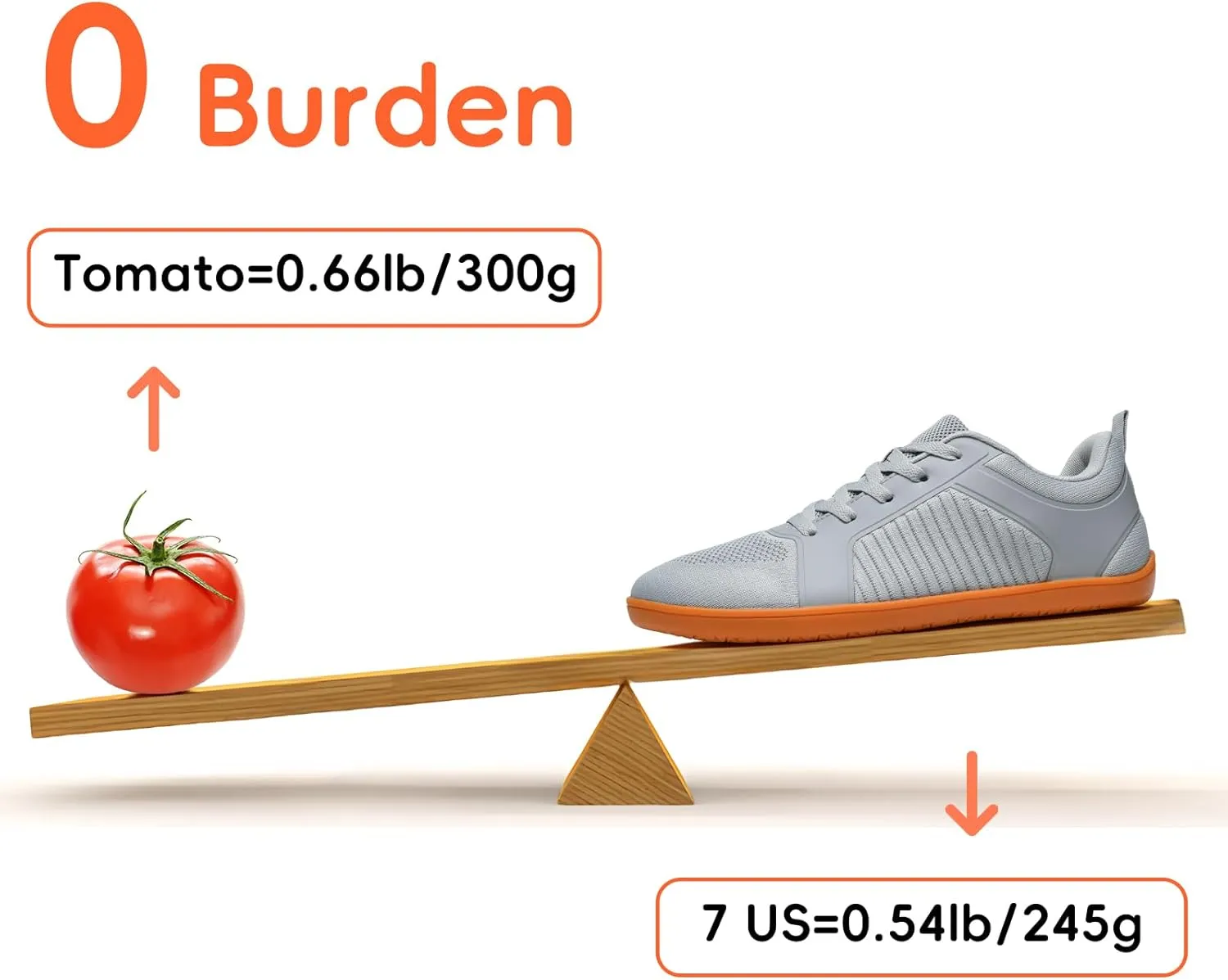 Men's Barefoot Shoes Wide Toe Box Cross Training Running Zero Drop Minimalist Sneakers