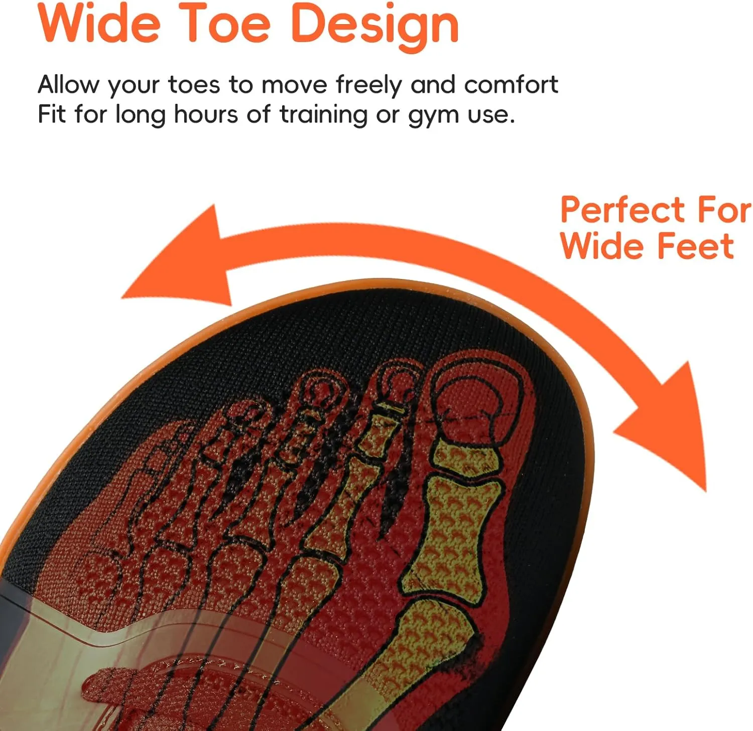 Men's Barefoot Shoes Wide Toe Box Cross Training Running Zero Drop Minimalist Sneakers