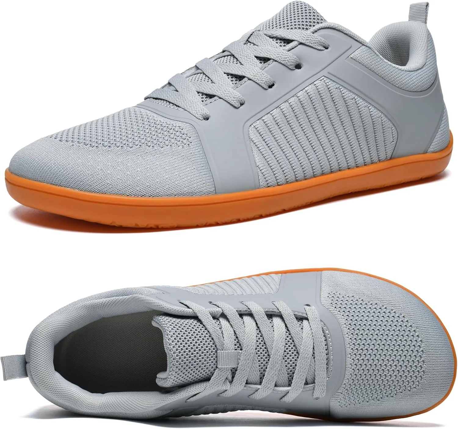 Men's Barefoot Shoes Wide Toe Box Cross Training Running Zero Drop Minimalist Sneakers