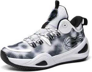 Men's Basketball Shoes Fashionable Breathable Anti Slip Sports Shoes Outdoor Running Fitness Training Shoes