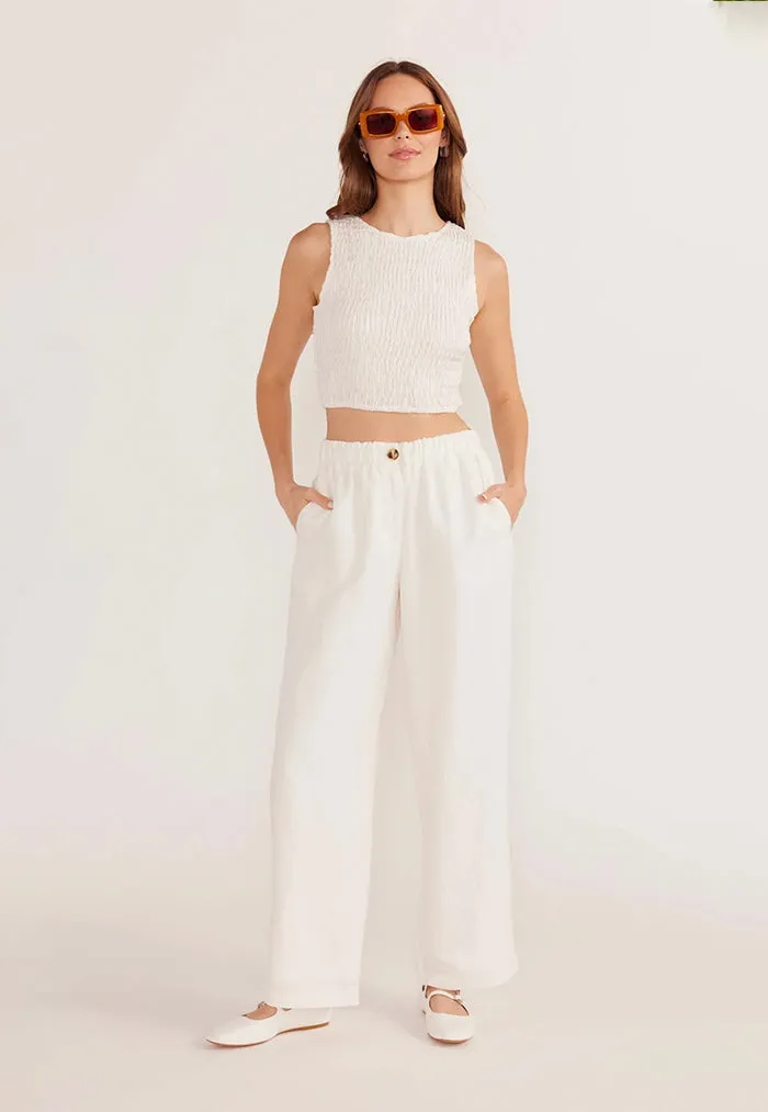 MINKPINK Nerida Shirred Tank Top