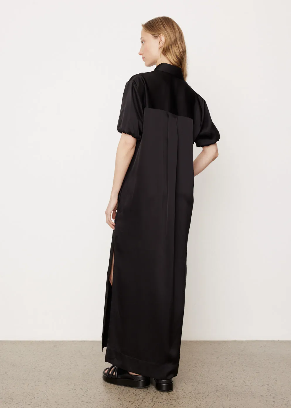Mono Short Sleeve Shirt Dress