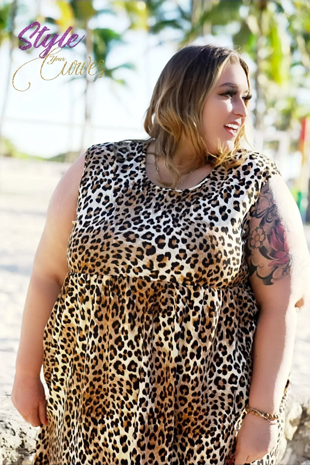 Plus Size Into the Jungle Dress