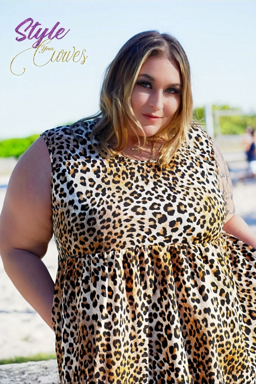 Plus Size Into the Jungle Dress