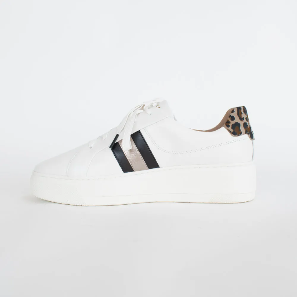 Riley White Leopard Print