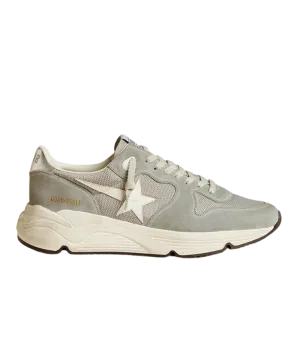 Running Sole Sneaker in Bluette and Silver