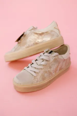Sienna Gold Snake Star Sneakers