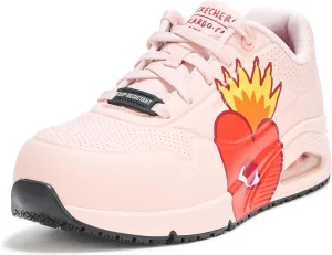 SKECHERS Women's Ricardo Cavolo Uno Sr-Taun Comp Toe Sneaker
