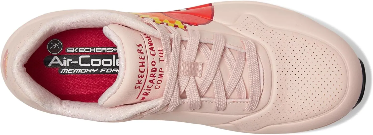 SKECHERS Women's Ricardo Cavolo Uno Sr-Taun Comp Toe Sneaker