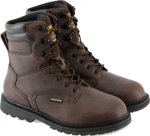 Thorogood V-Series 8 Waterproof Insulated Work Boots for Men - Premium Leather with 800g 3M Thinsulate, Comfort Insole, and Chevron Traction Outsole; ASTM Rated