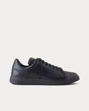 Tree Tennis Leather Black Low Top Sneakers