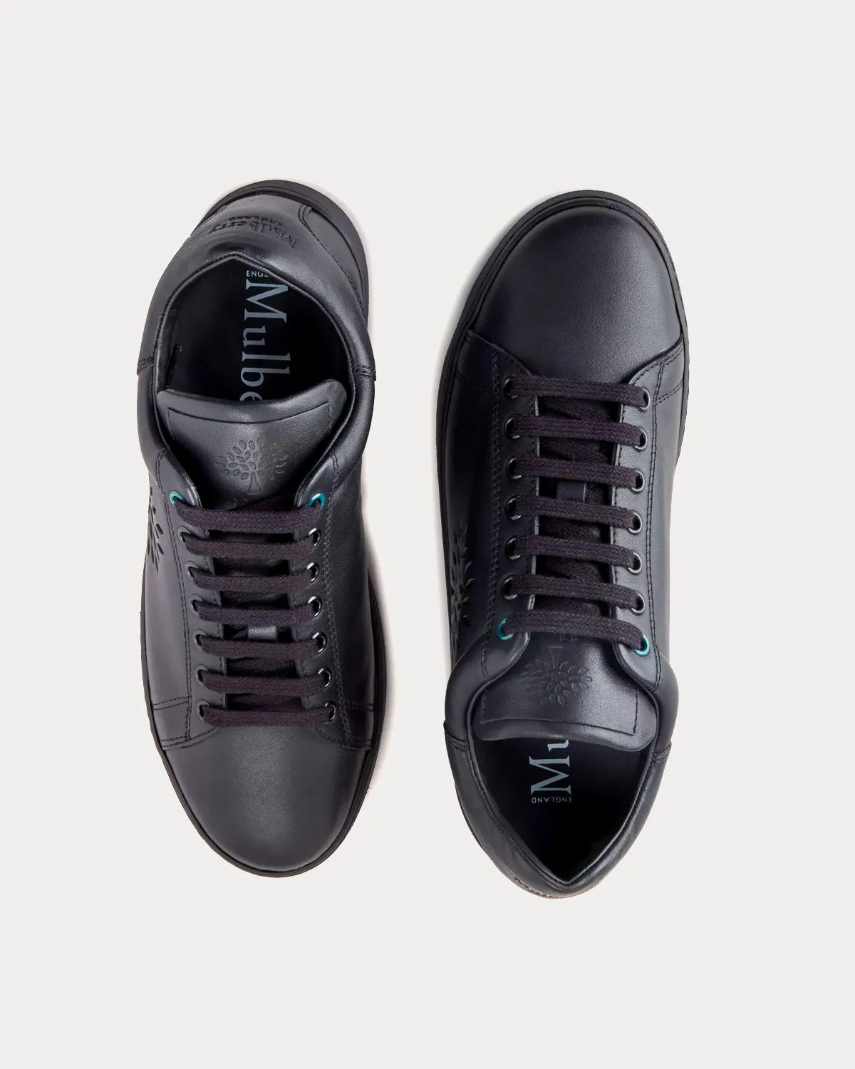 Tree Tennis Leather Black Low Top Sneakers