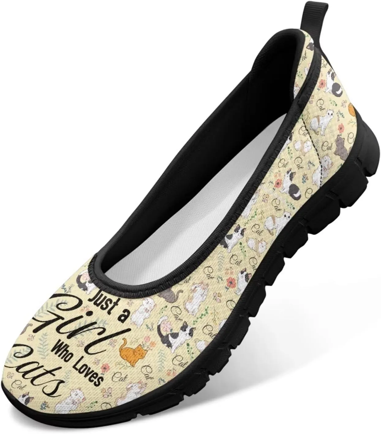 UNICEU Women's Slip On Shoes Casual Breathable Low Top Flats Lightweight Fashion Comfort Loafers for Walking Work