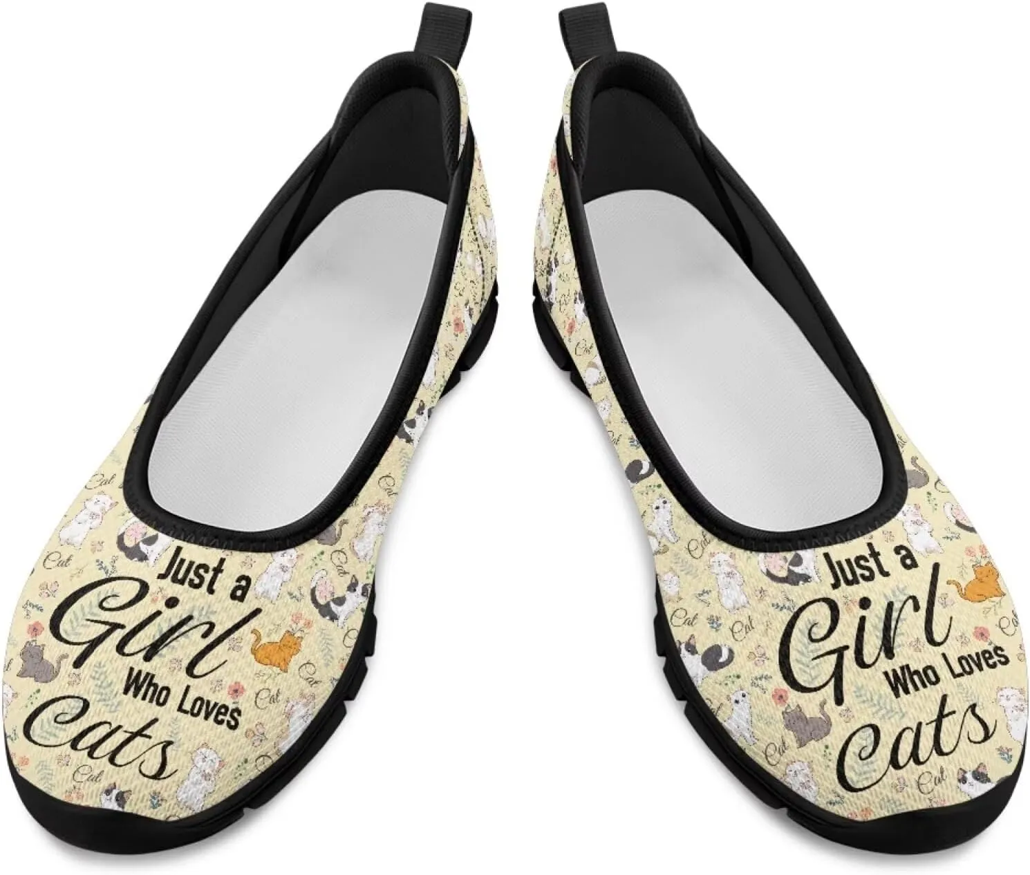 UNICEU Women's Slip On Shoes Casual Breathable Low Top Flats Lightweight Fashion Comfort Loafers for Walking Work