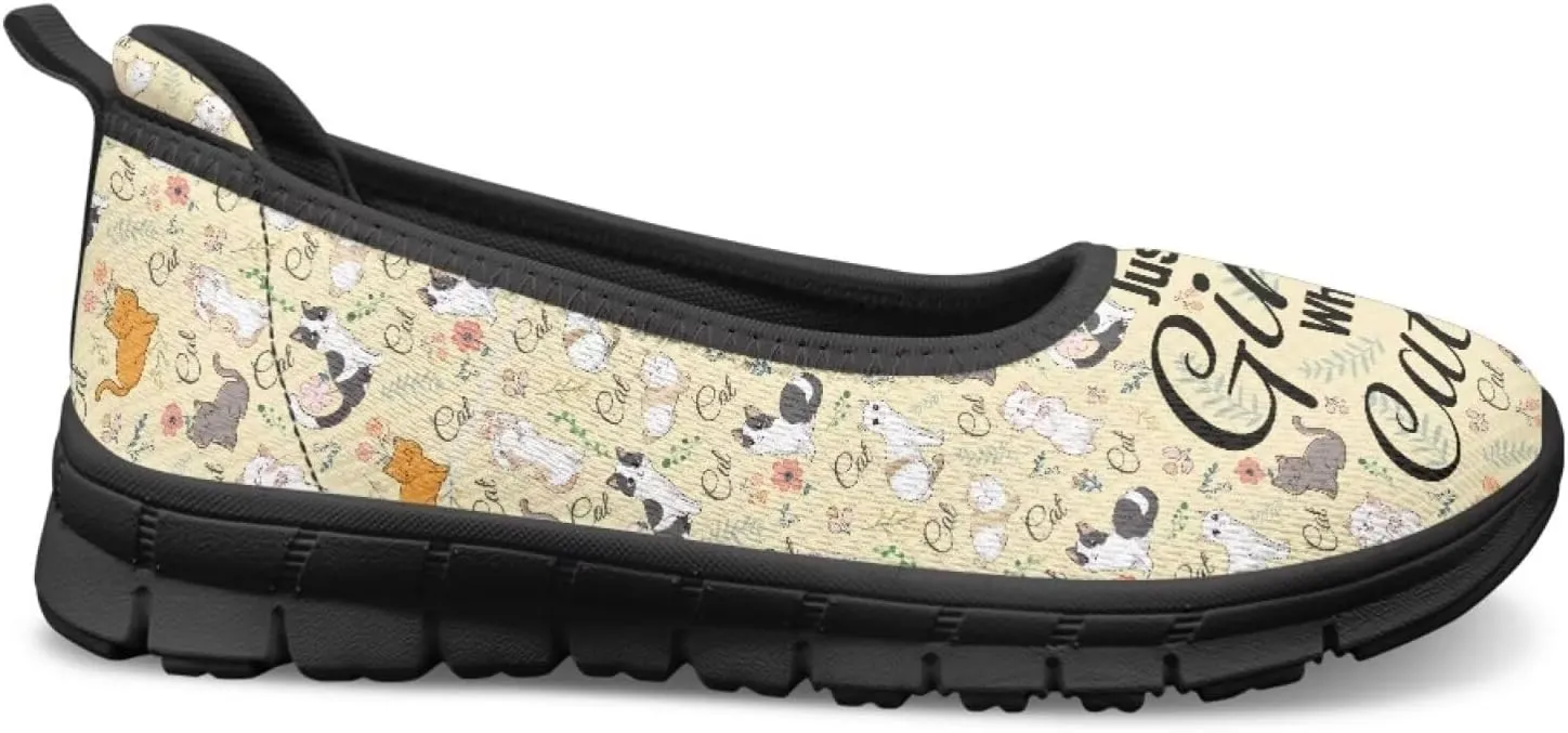 UNICEU Women's Slip On Shoes Casual Breathable Low Top Flats Lightweight Fashion Comfort Loafers for Walking Work