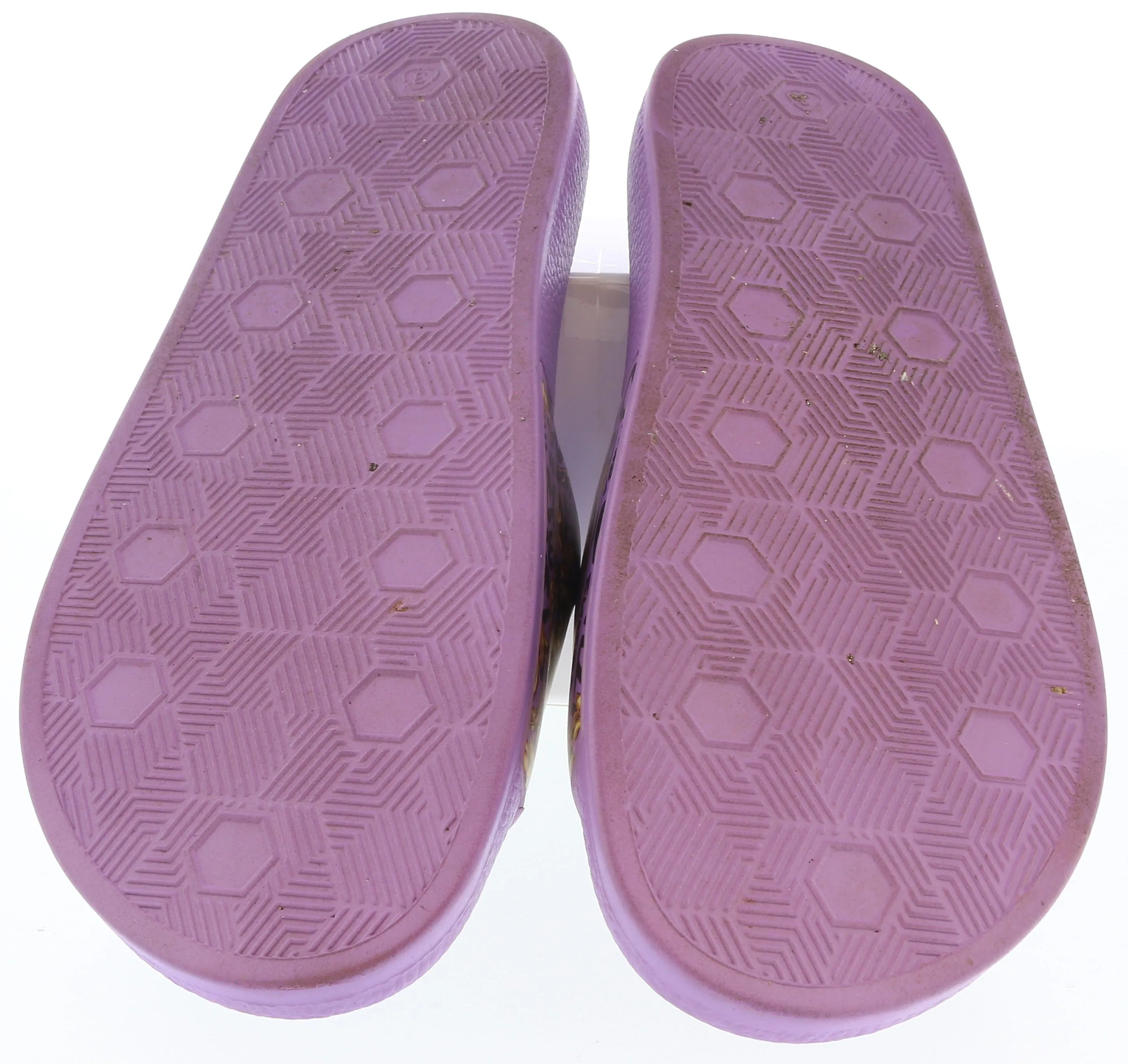 Versace Jeans Couture Purple Gold Baroque Pattern Pool Slide-7