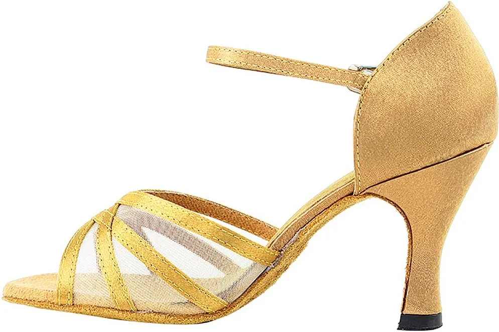 Very Fine Dance Shoes Women's Ballroom Dance Shoes Tango Wedding Salsa Shoes 6027EB Comfortable 3[Bundle of 5]