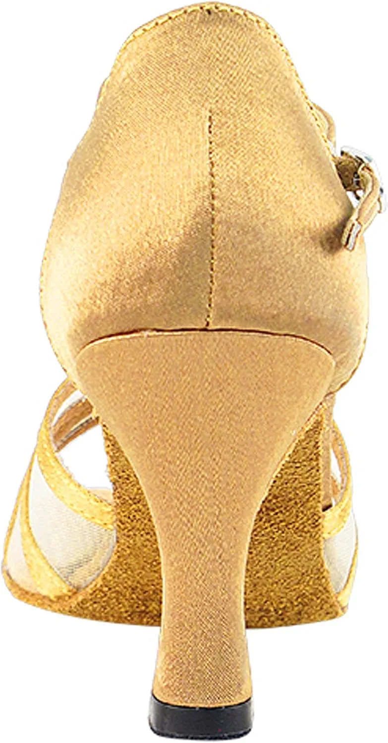 Very Fine Dance Shoes Women's Ballroom Dance Shoes Tango Wedding Salsa Shoes 6027EB Comfortable 3[Bundle of 5]