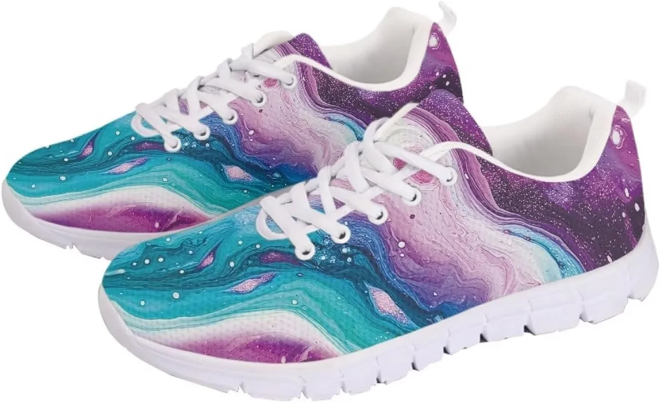 Women Trainers Road Running Shoes Lightweight Breathable Mesh Sports Tennis Sneakers Non Slip Comfort Causal Walking Shoes US 5-12