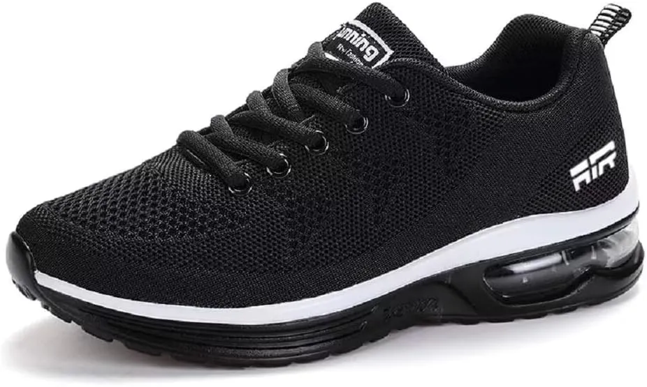 Womens Air Running Shoes Womens Walking Shoes Lightweight Women Sneakers Air Cushion Tennis Shoes for Gym Workout Sports