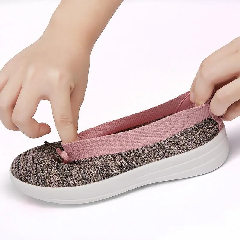 Women's Breathable Slip-on Mesh Ballet Flats